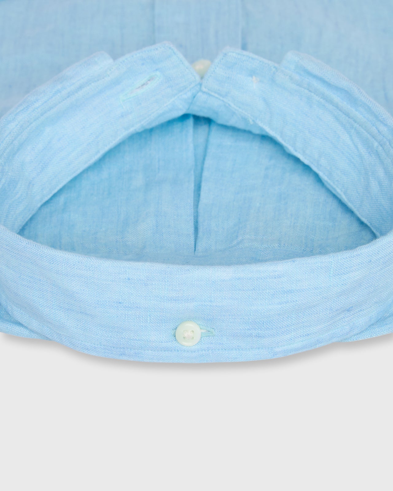 Button-Down Popover Sport Shirt in Seaglass Linen