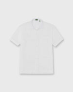 Load image into Gallery viewer, Ripley Shirt in White Linen Jacquard
