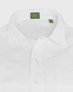 Load image into Gallery viewer, Ripley Shirt in White Linen Jacquard
