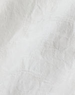 Load image into Gallery viewer, Ripley Shirt in White Linen Jacquard
