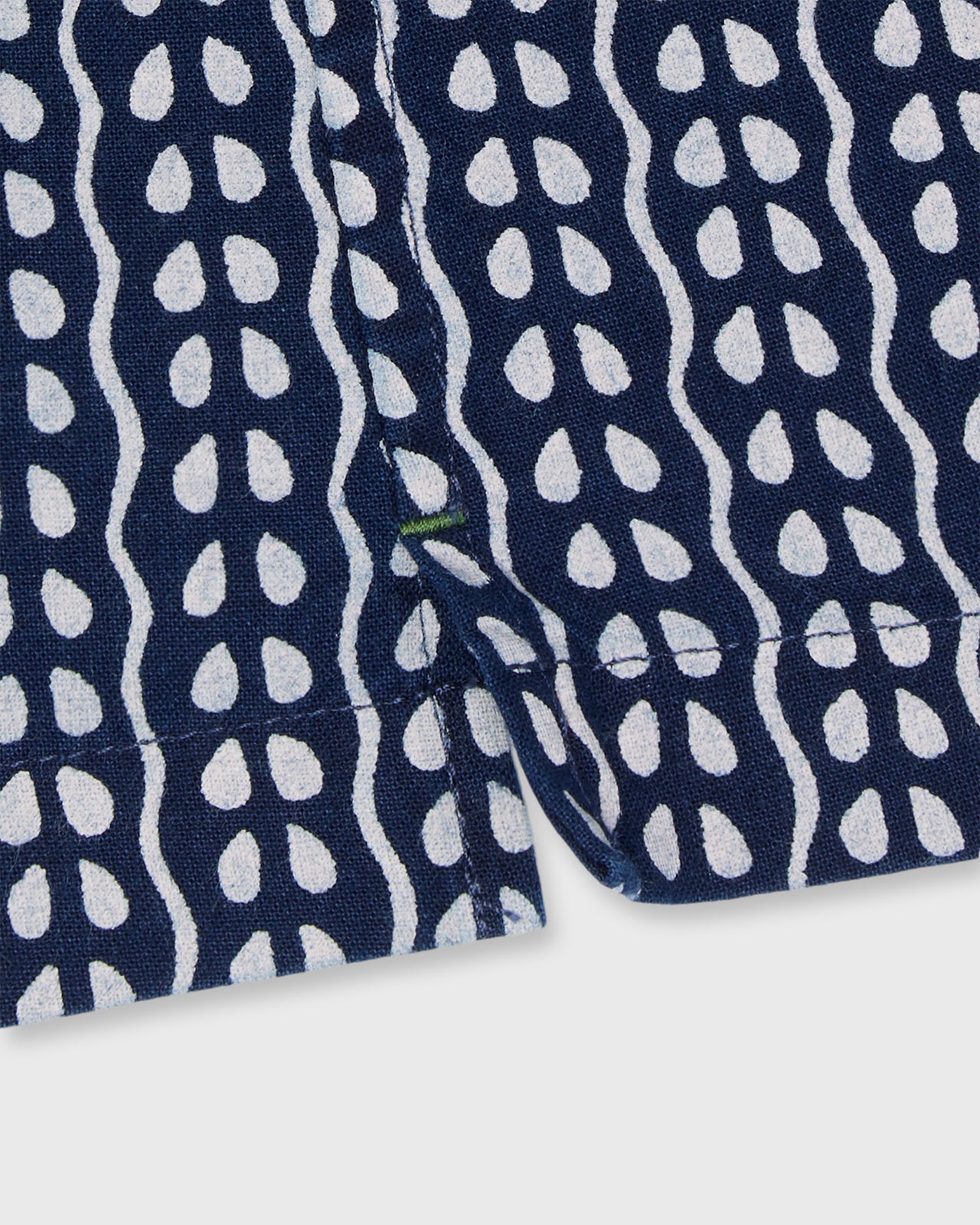 Chore Jacket in Navy/Bone Batik Print