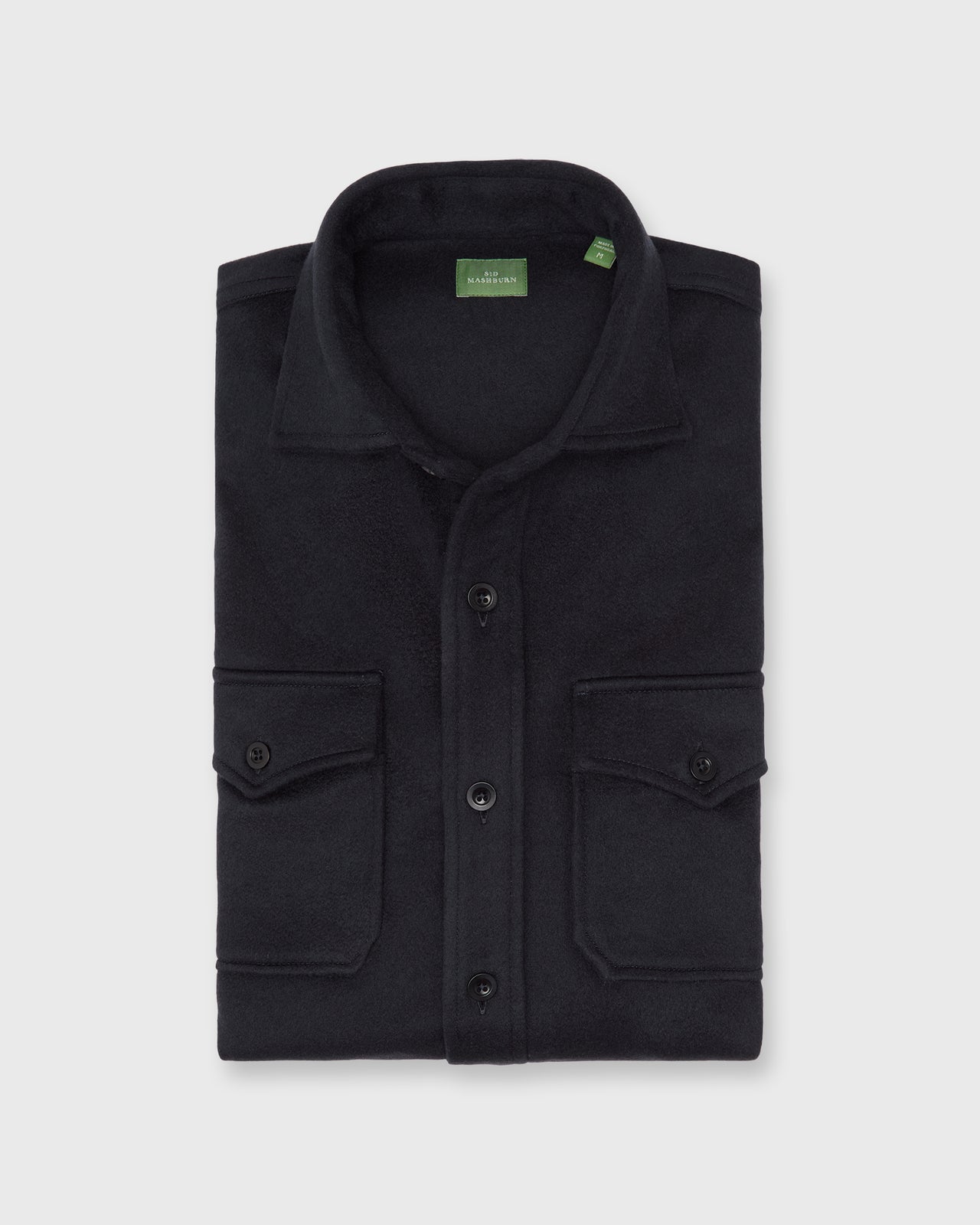 CPO Shirt in Navy Cashmere Flannel