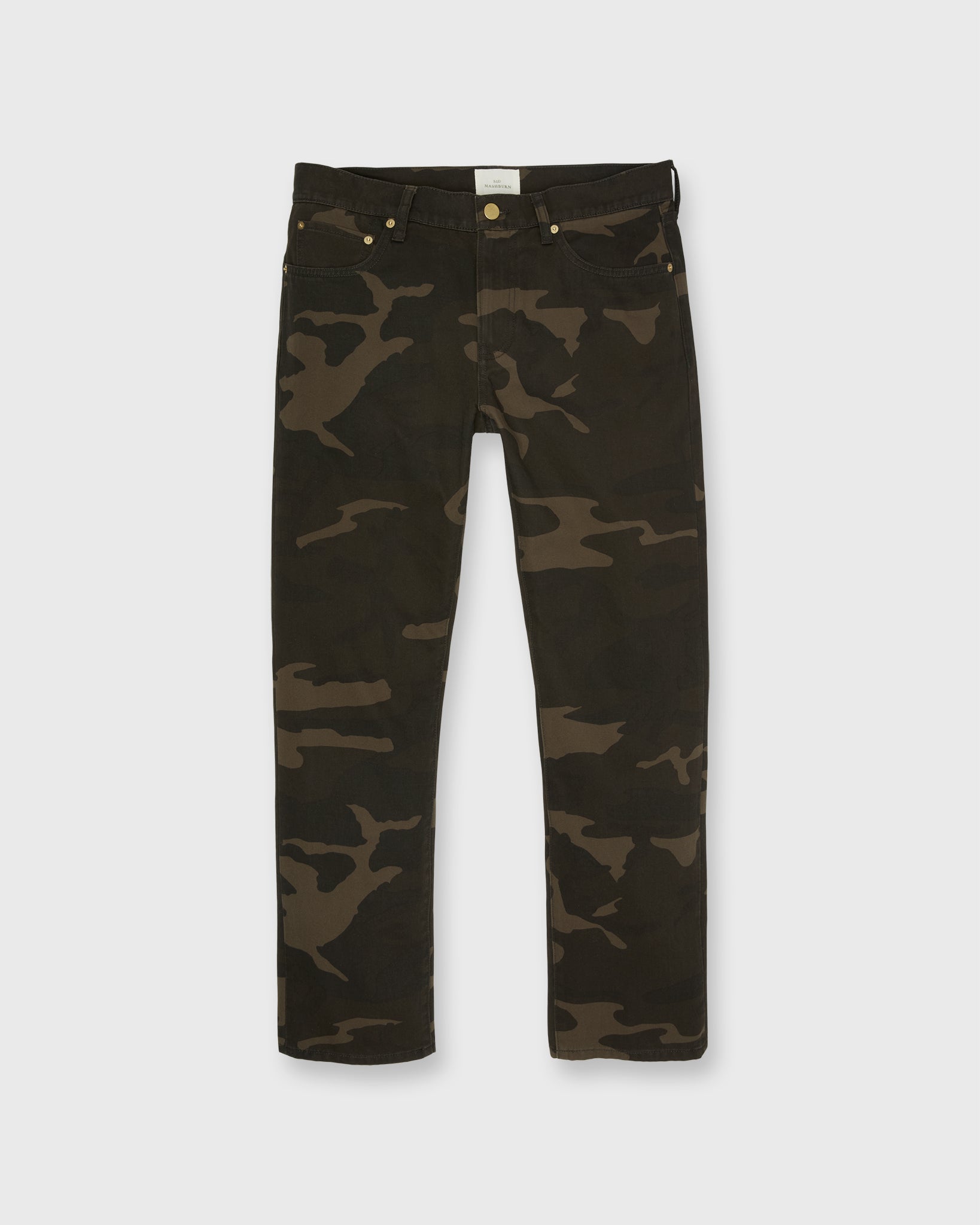 Clift Straight Leg Jean in Camo Printed Twill