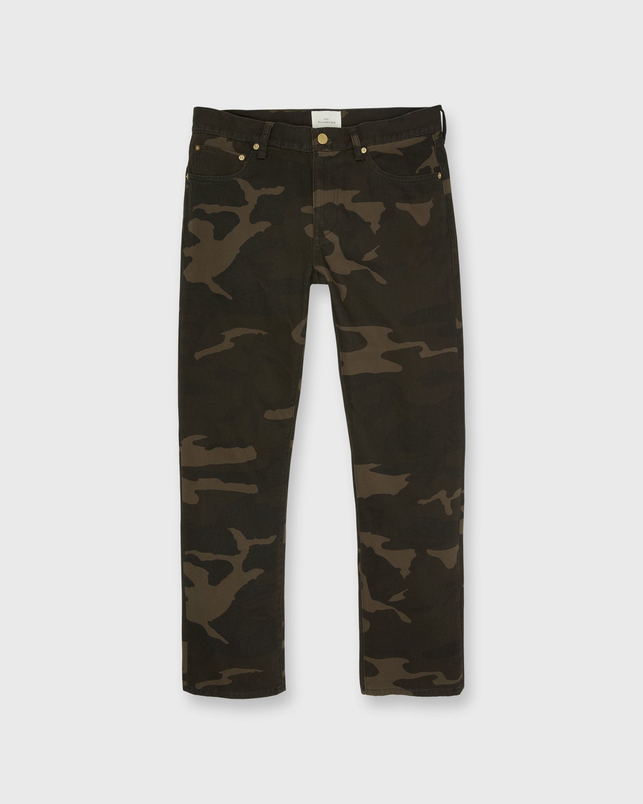 Clift Straight Leg Jean in Camo Printed Twill