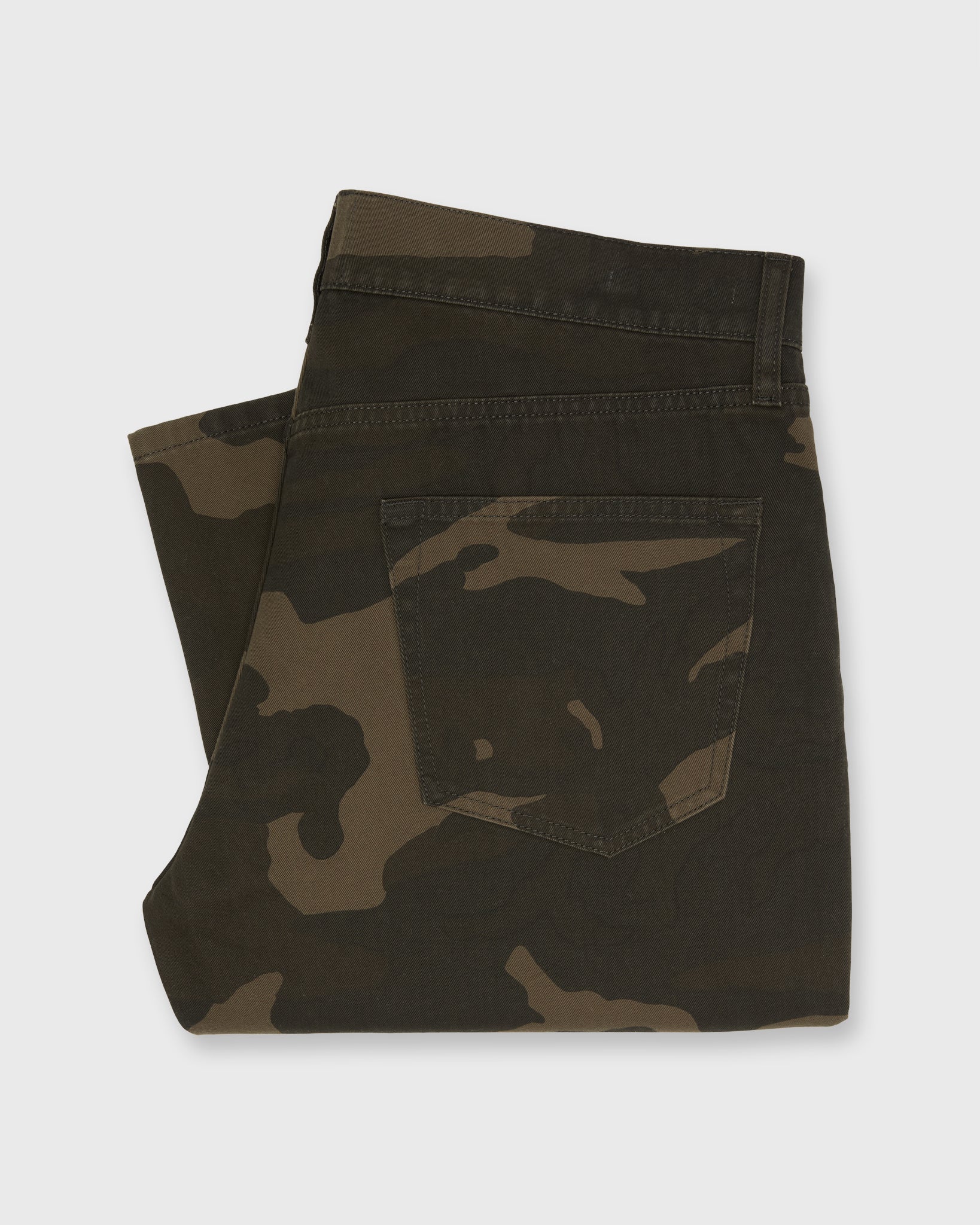 Clift Straight Leg Jean in Camo Printed Twill