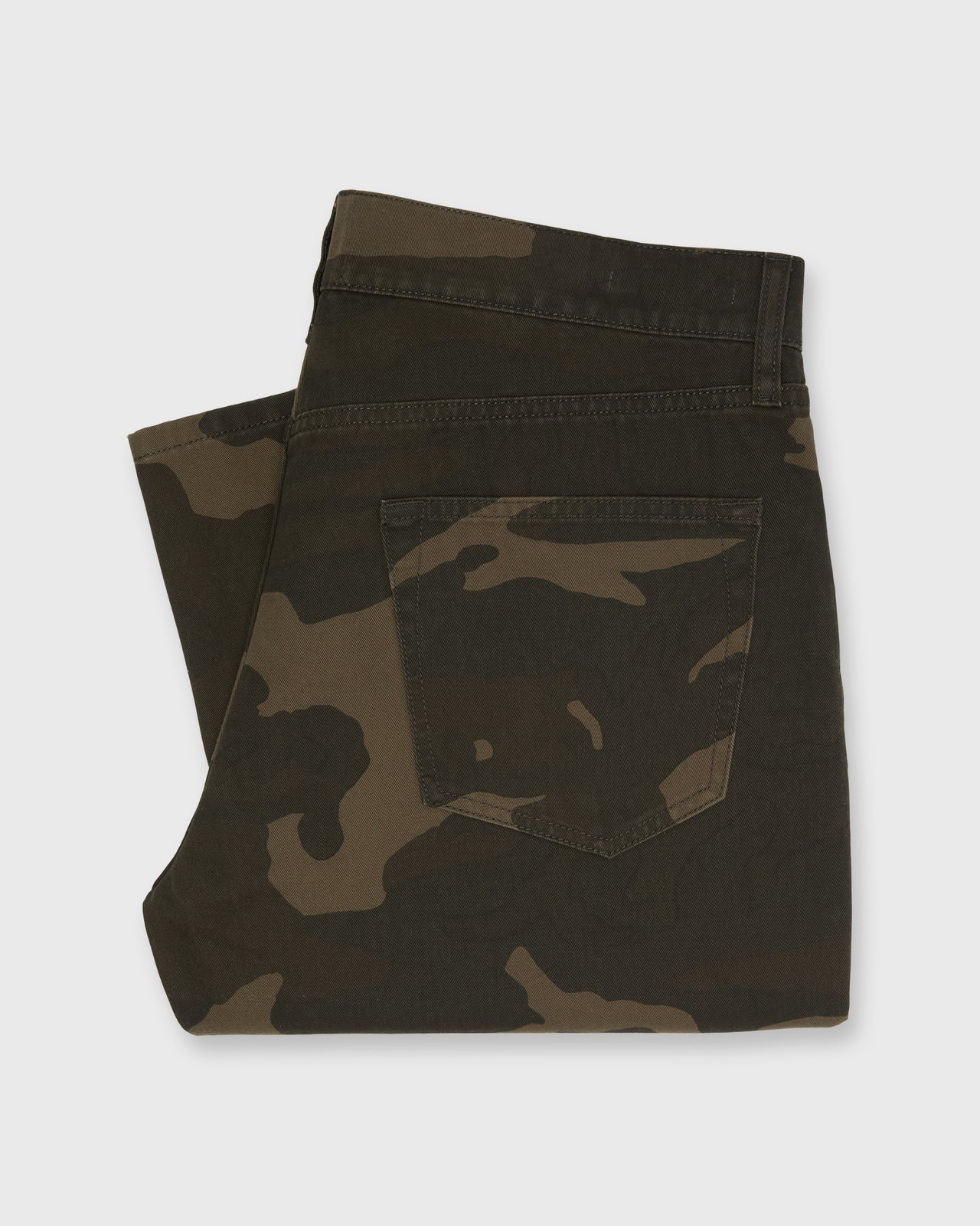 Clift Straight Leg Jean in Camo Printed Twill