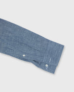 Load image into Gallery viewer, French-Cuff Pleated Bib-Front Tuxedo Shirt in Extra Light Washed Chambray
