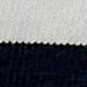 Franny Rugby Polo in Navy/White Heavy Jersey