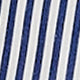Mandarin Talitha Shirtdress in Navy/White Mixed Stripe Poplin