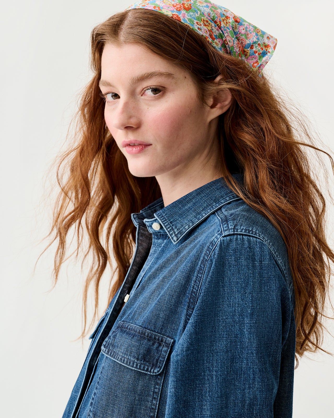 Anyway Scarf in Multi Leontyne Dream Liberty Fabric