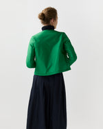 Load image into Gallery viewer, Megan Cashpad Cardigan Jacket in Green Nylon
