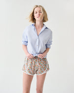 Load image into Gallery viewer, Track Short in Multi Leontyne Dream Liberty Fabric
