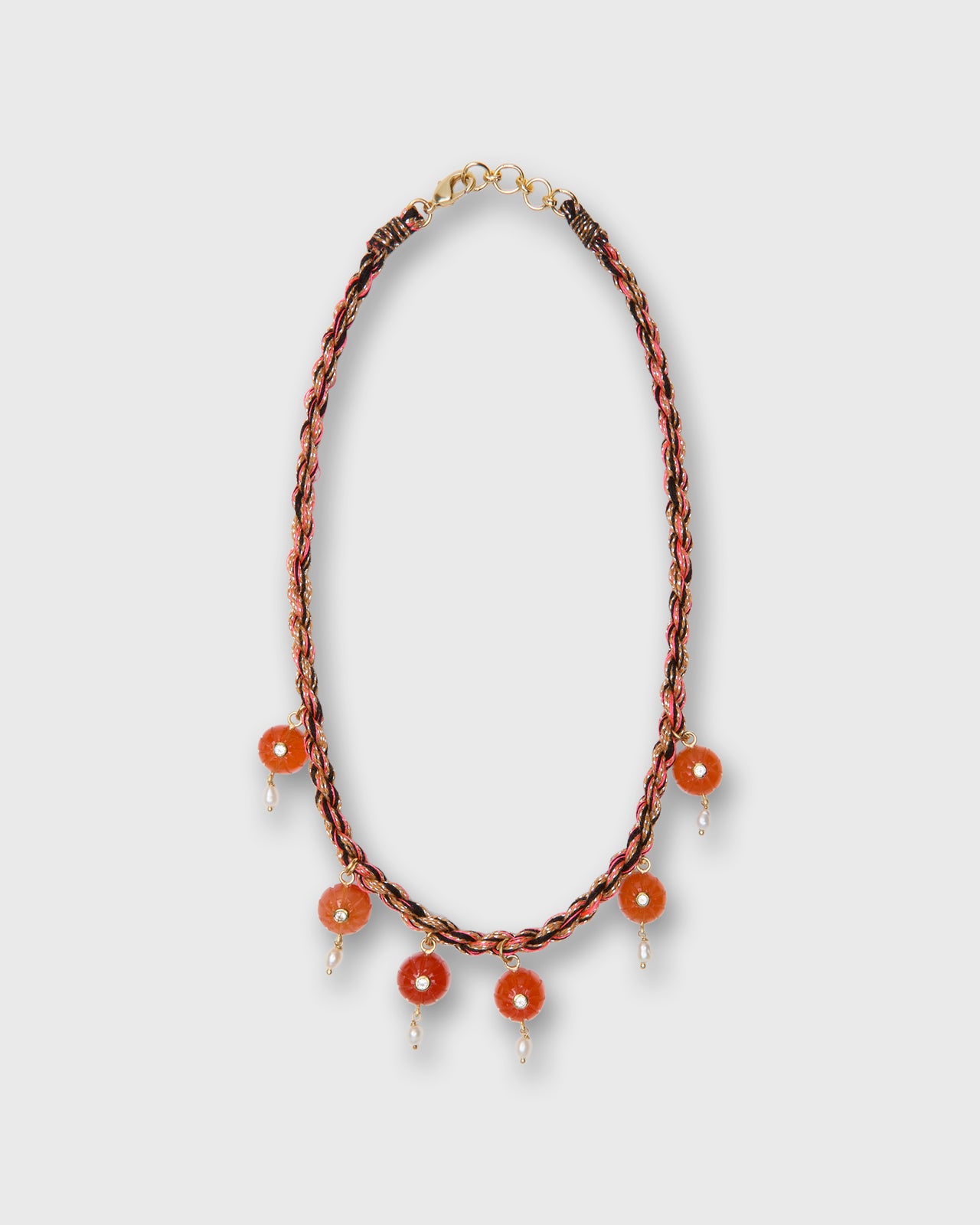 Melon Necklace in Orange