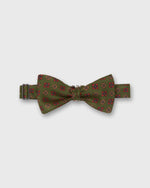 Load image into Gallery viewer, Silk Bow Tie in Green Alexander Foulard
