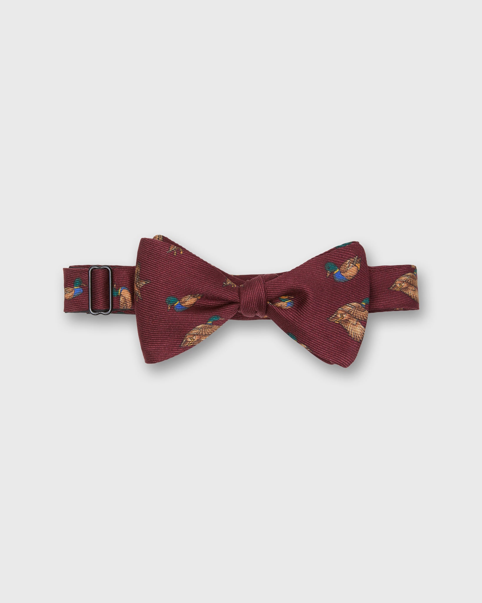 Silk Bow Tie in Red Bridgewater Duck