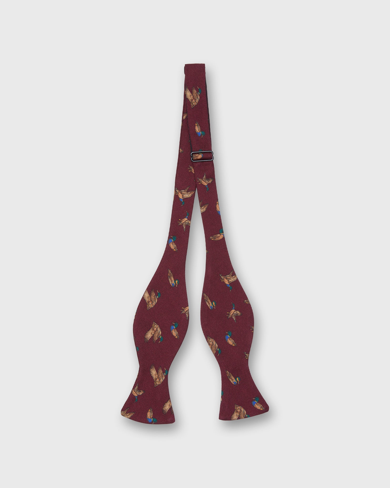 Silk Bow Tie in Red Bridgewater Duck