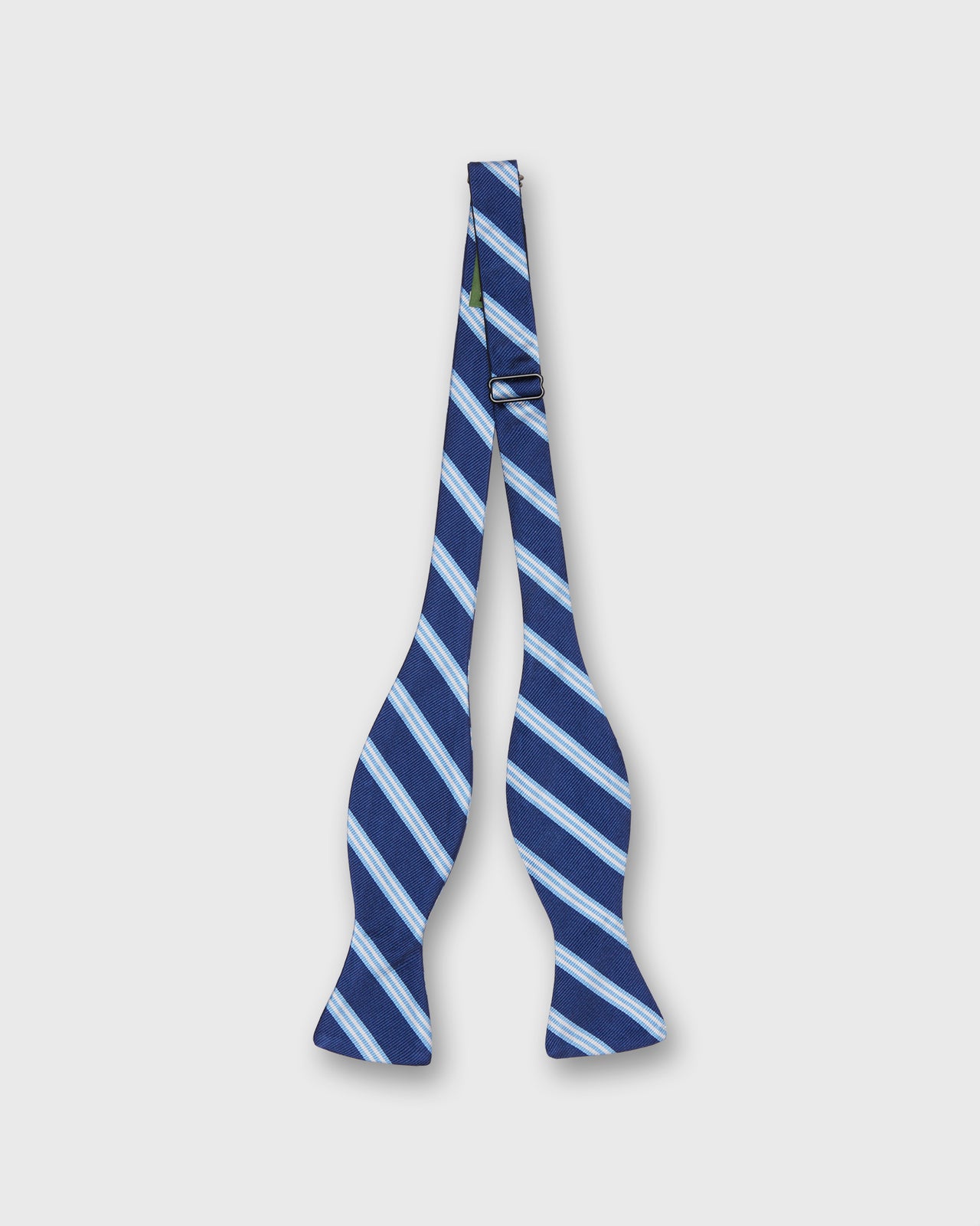 Silk Bow Tie in Navy/Blue Brooks Stripe
