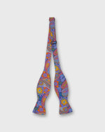 Load image into Gallery viewer, Silk Bow Tie in Blue/Gold Freeport Paisley
