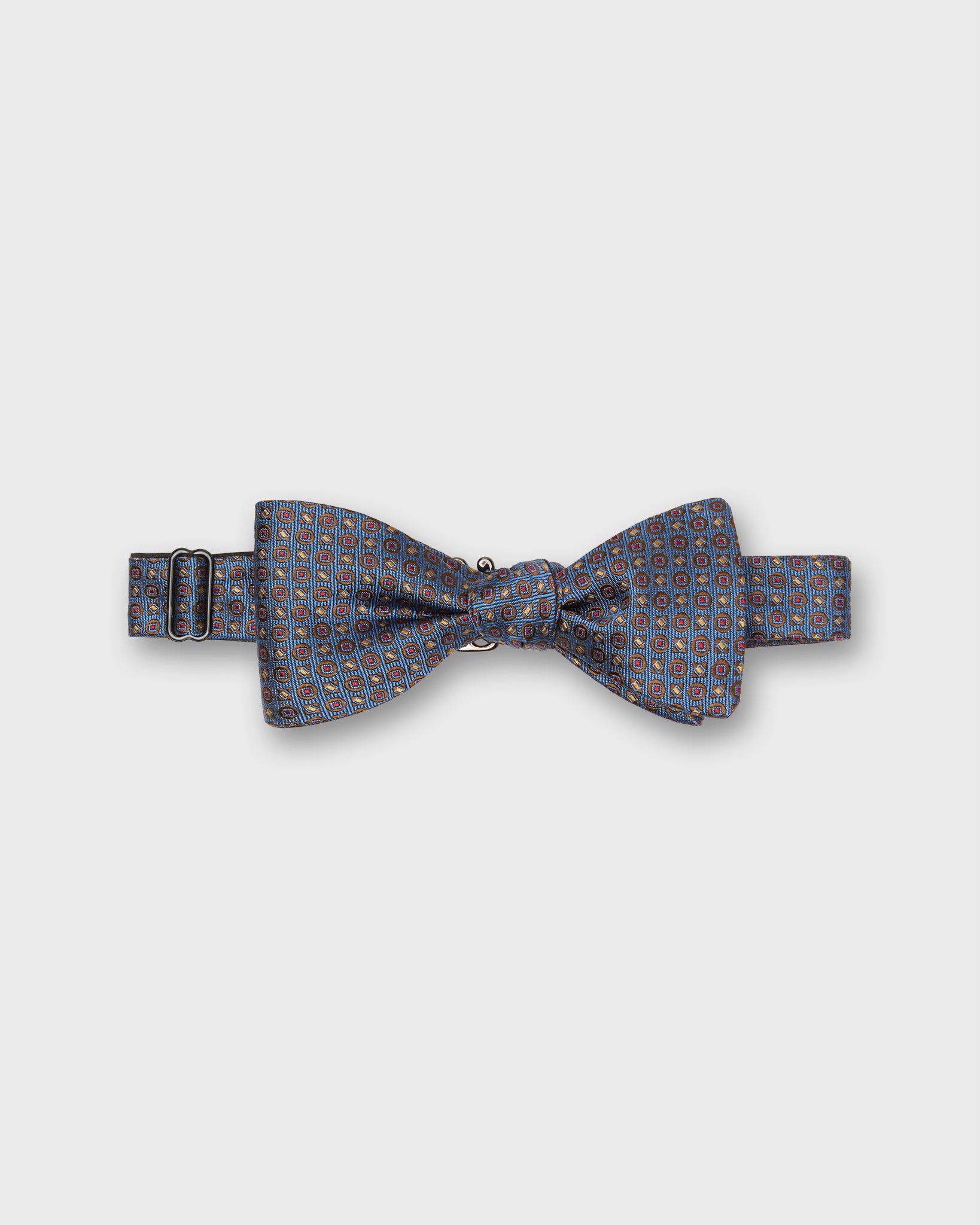 Silk Bow Tie in Blue Chelsea Neats