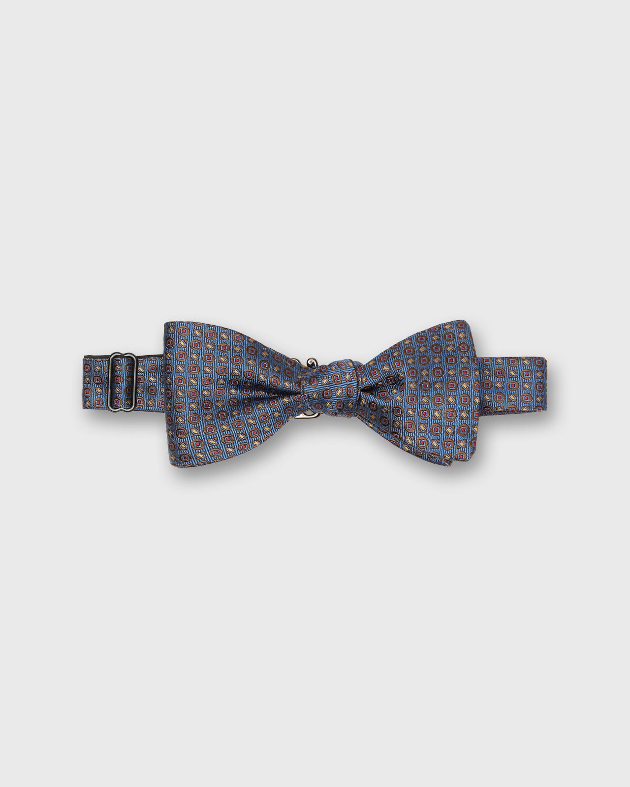 Silk Bow Tie in Blue Chelsea Neats