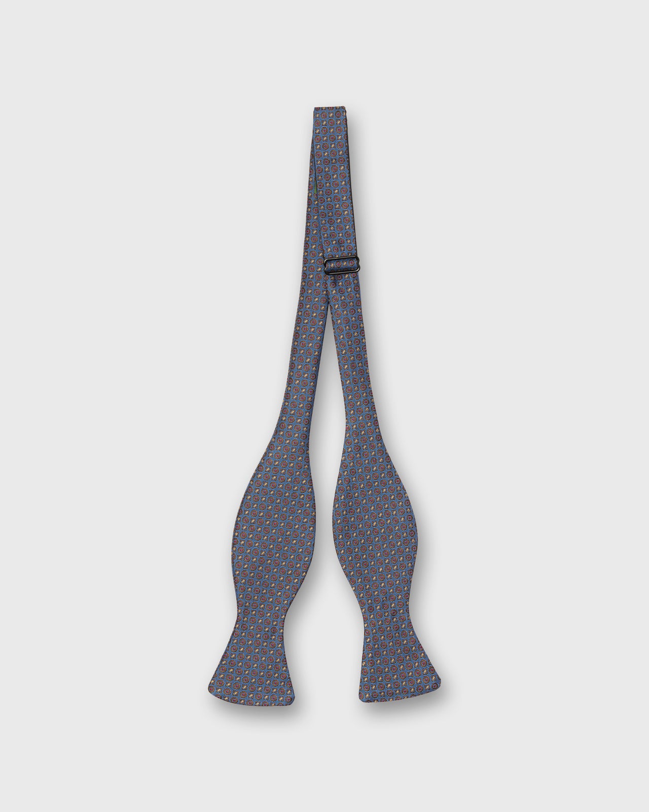 Silk Bow Tie in Blue Chelsea Neats