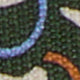 Silk Print Tie in Green/Sky/Orange Deco
