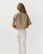 Load image into Gallery viewer, Kiki Jacket in Khaki Stretch Canvas
