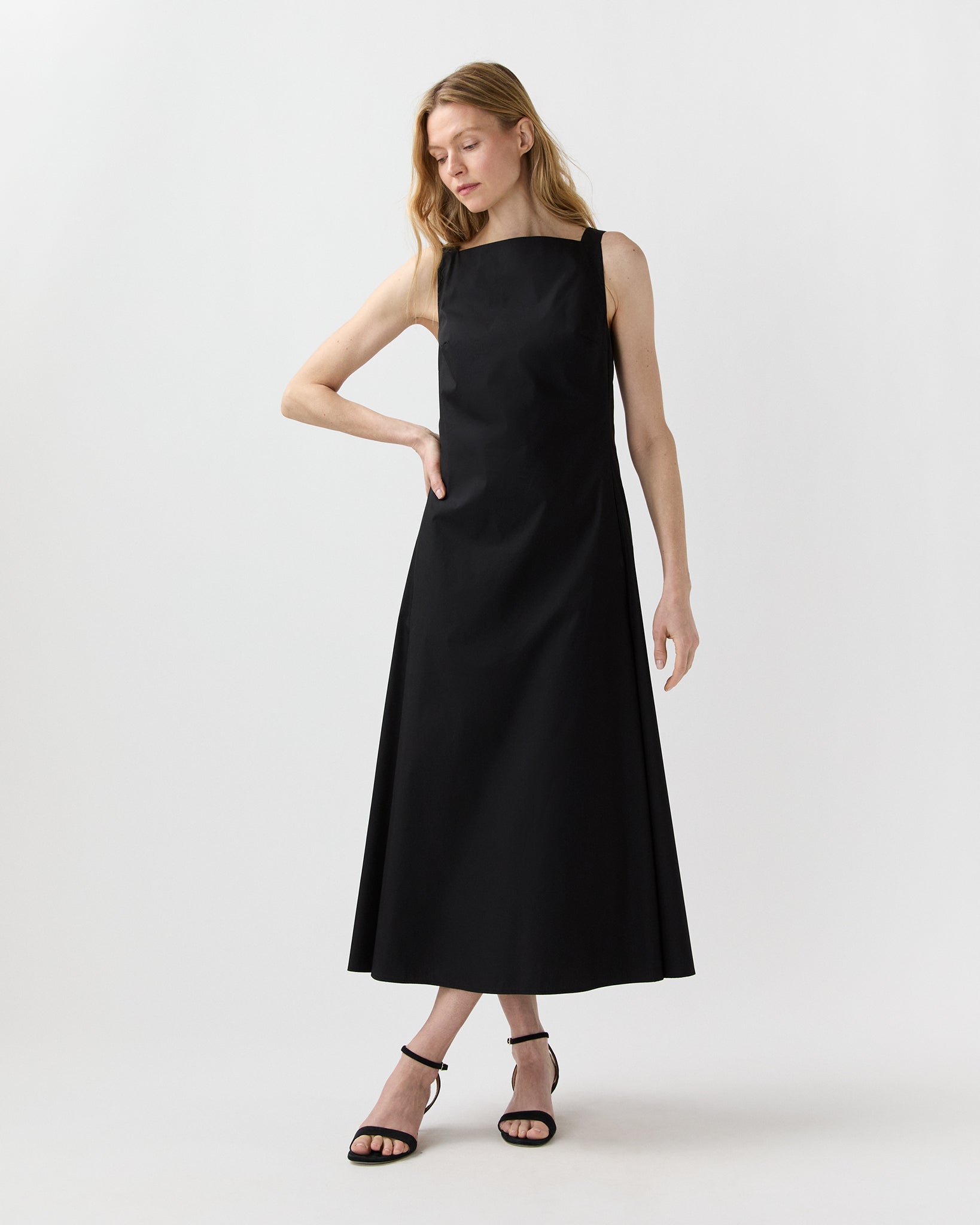 rosalind midi dress Brown Tiered Rosalind Midi Dress