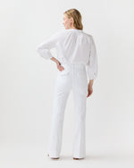 Load image into Gallery viewer, Camille Patch-Pocket Jean in White Stretch Denim
