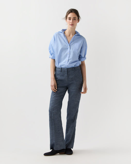 Lane Pant in Indigo Cotolino Chambray