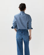 Load image into Gallery viewer, Mel Shirt in Extra Light Washed Cotolino Chambray
