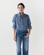 Load image into Gallery viewer, Mel Shirt in Extra Light Washed Cotolino Chambray
