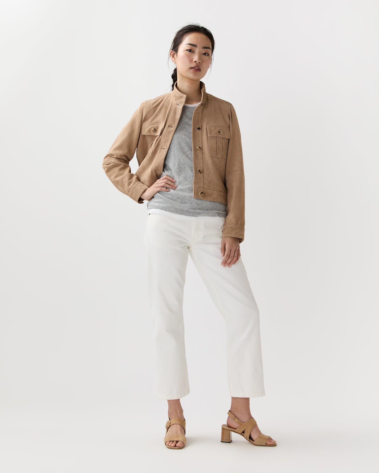 Corrie Jacket in Desert Suede