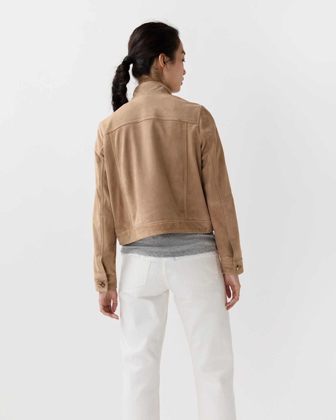 Corrie Jacket in Desert Suede