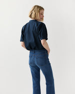 Load image into Gallery viewer, Perry Shirt in Navy Poplin
