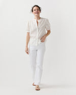 Load image into Gallery viewer, Leonie Blouse in White Embroidered Eyelet
