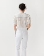 Load image into Gallery viewer, Leonie Blouse in White Embroidered Eyelet
