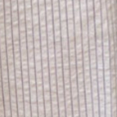 Frankie Cropped Pant in Ivory/Blue Crinkled Stripe