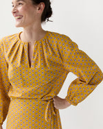 Load image into Gallery viewer, Alma Blouse in Yellow Provençal Rustic Poplin
