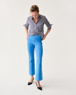 Load image into Gallery viewer, Lara Pant in French Blue Supima Cotton
