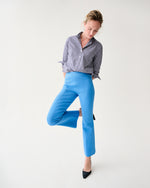Load image into Gallery viewer, Lara Pant in French Blue Supima Cotton
