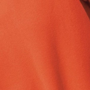 Alison Sweater in Bright Orange Cotton/Silk