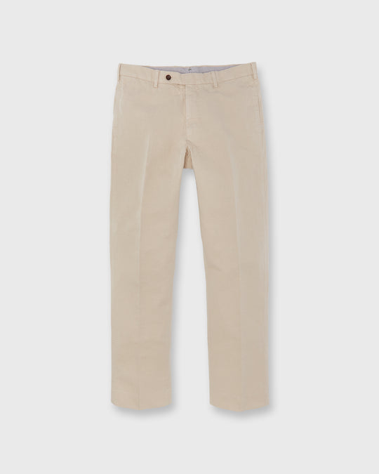 Garment-Dyed Sport Trouser in Sand Cotolino Twill