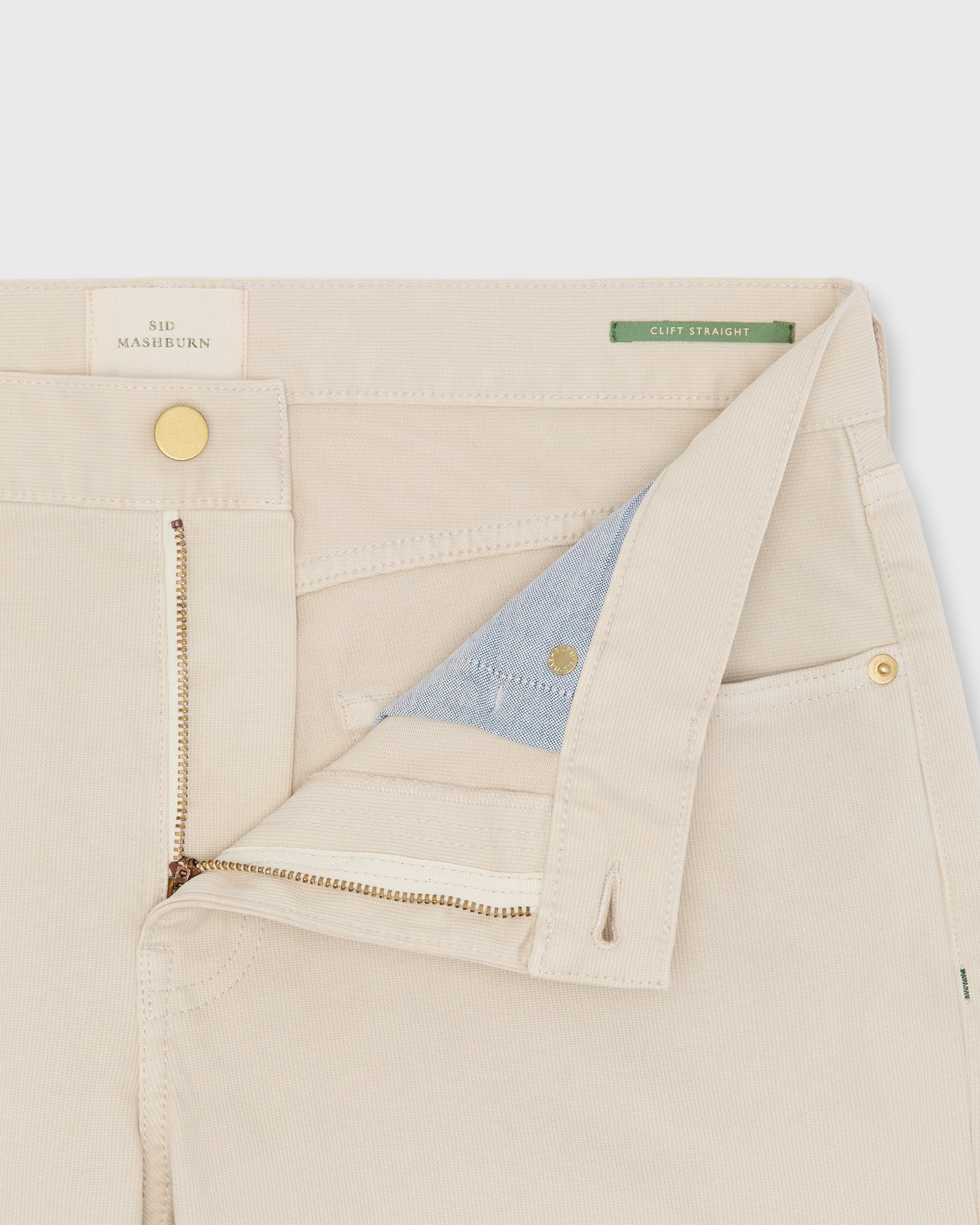 Clift Straight Leg Jean in Stone Bedford Corduroy | Shop Sid Mashburn