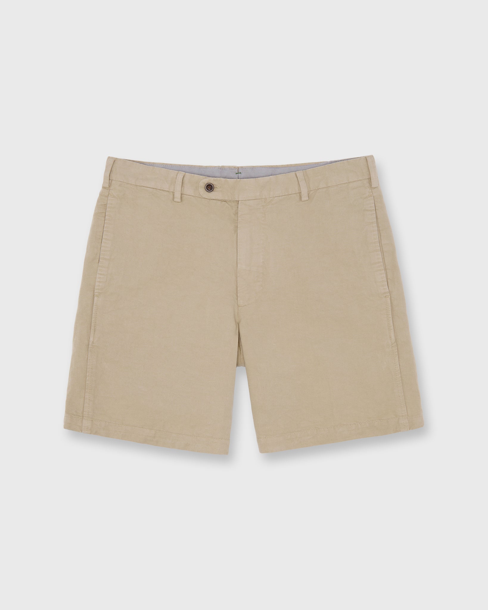 Garment-Dyed Short in Sand Cotolino Twill | Shop Sid Mashburn