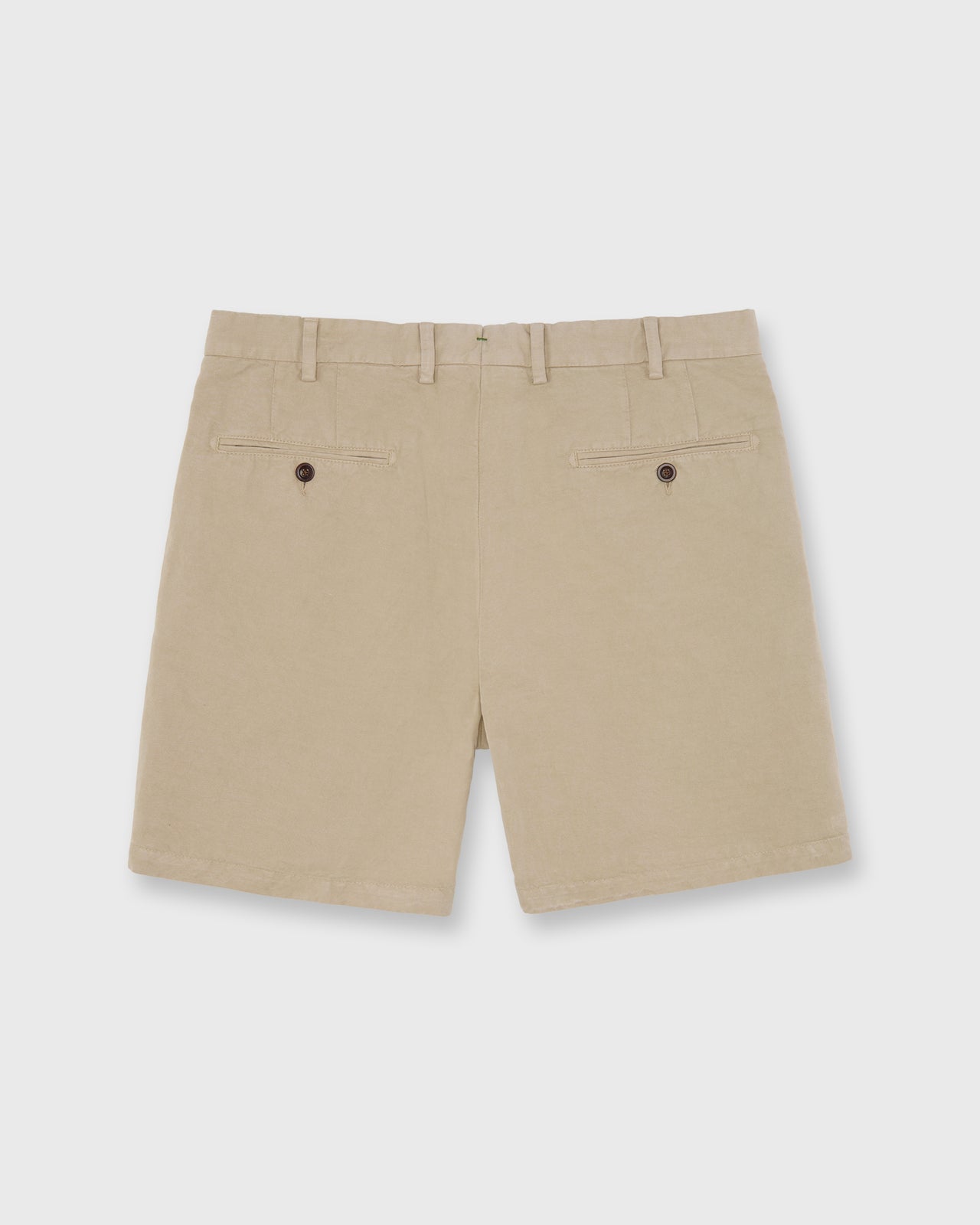 Garment-Dyed Short in Sand Cotolino Twill
