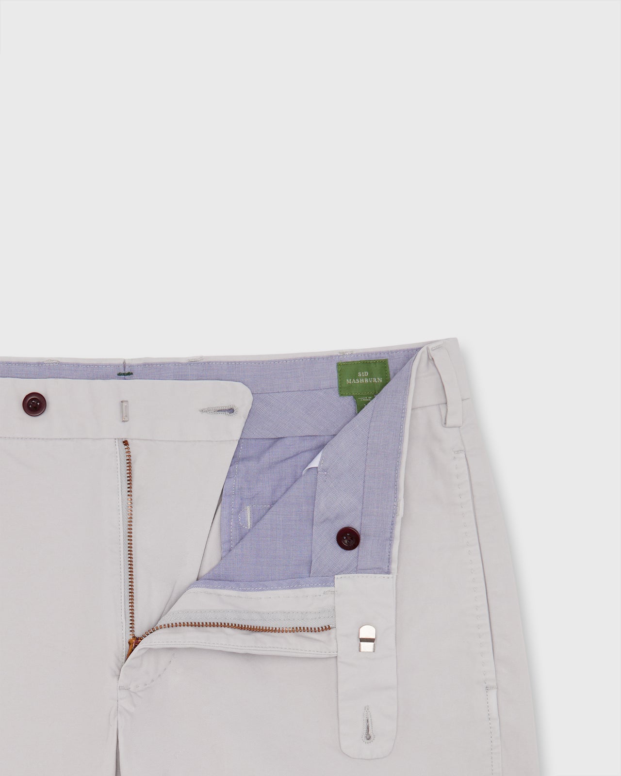 Garment-Dyed Short in Fog AP Twill