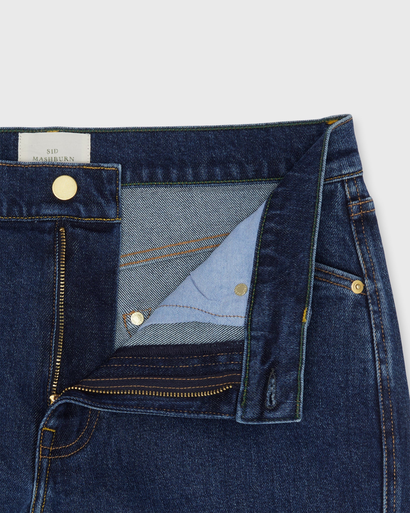 Wyatt Jean in Medium Rinse Stretch Denim | Shop Sid Mashburn