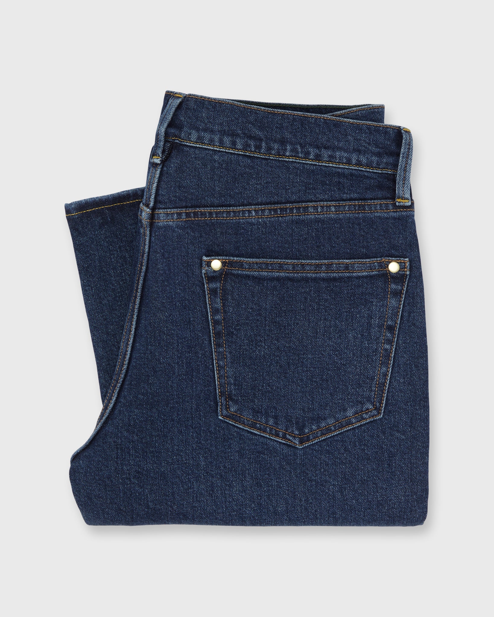 Wyatt Jean in Medium Rinse Stretch Denim | Shop Sid Mashburn
