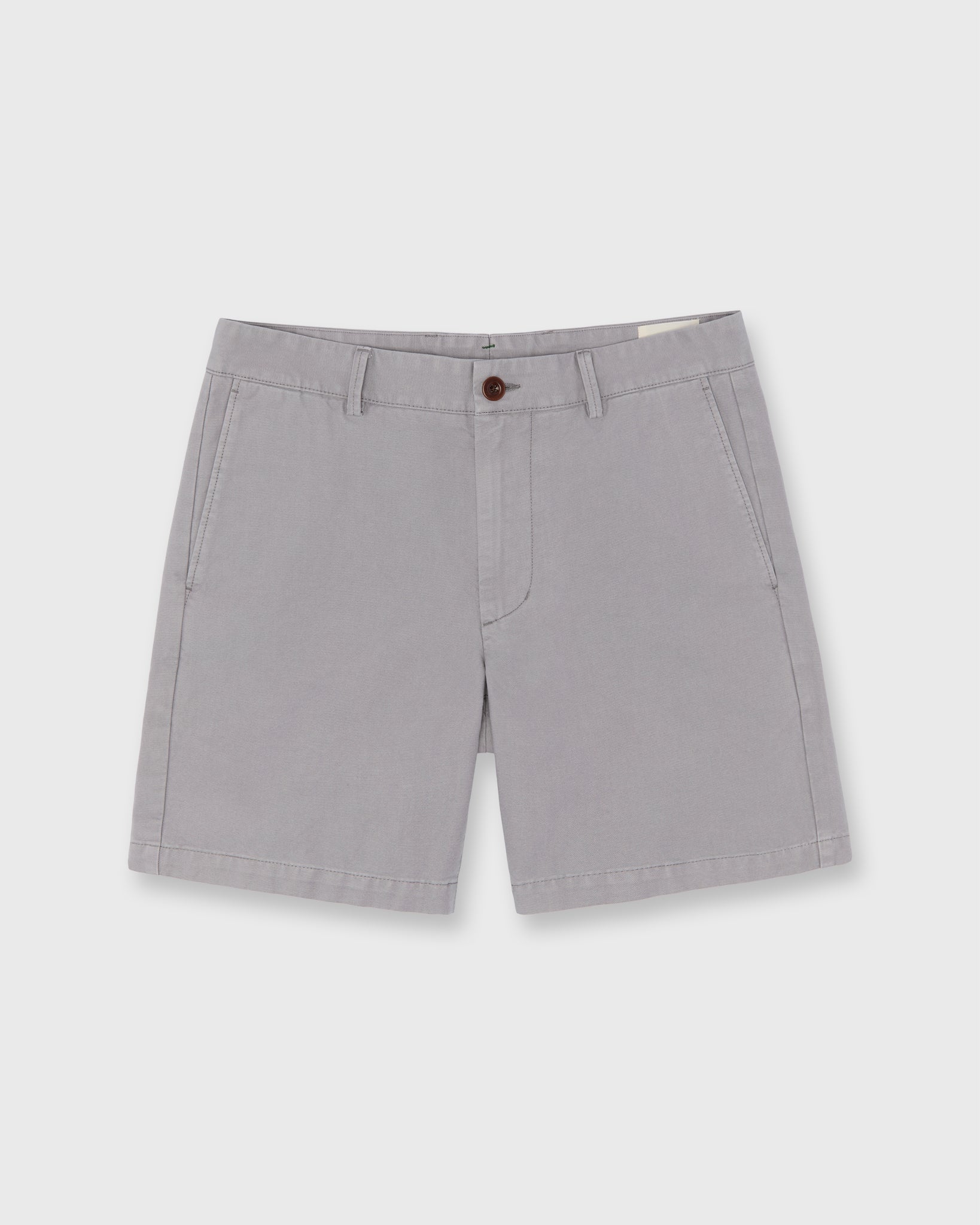 Field Short in Grey Lightweight Canvas | Shop Sid Mashburn